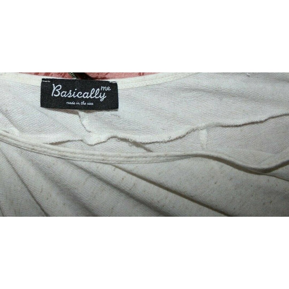 Basically Me Medium Large M/L Ruffle Pull Over Top - Picture 2 of 6